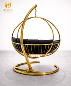 Premium Double Seater Swing Chair – Iron Frame with Cushions