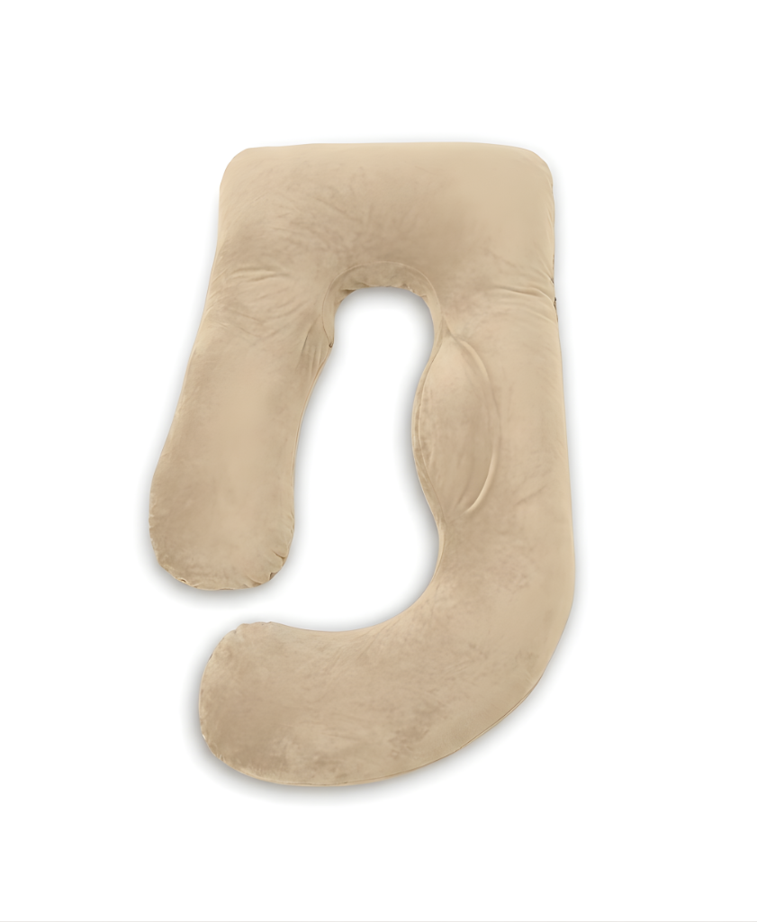 MoltyMom Maternity Support Pillow - Full Body Maternity Comfort Cushion