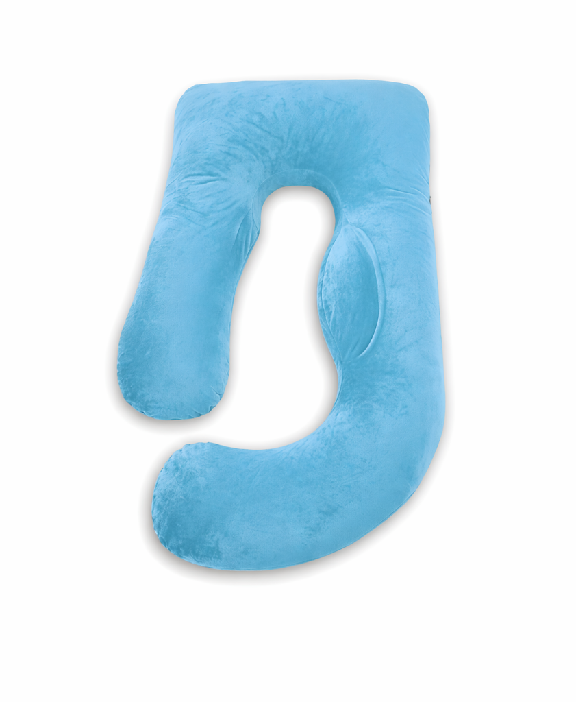 MoltyMom Maternity Support Pillow - Full Body Maternity Comfort Cushion
