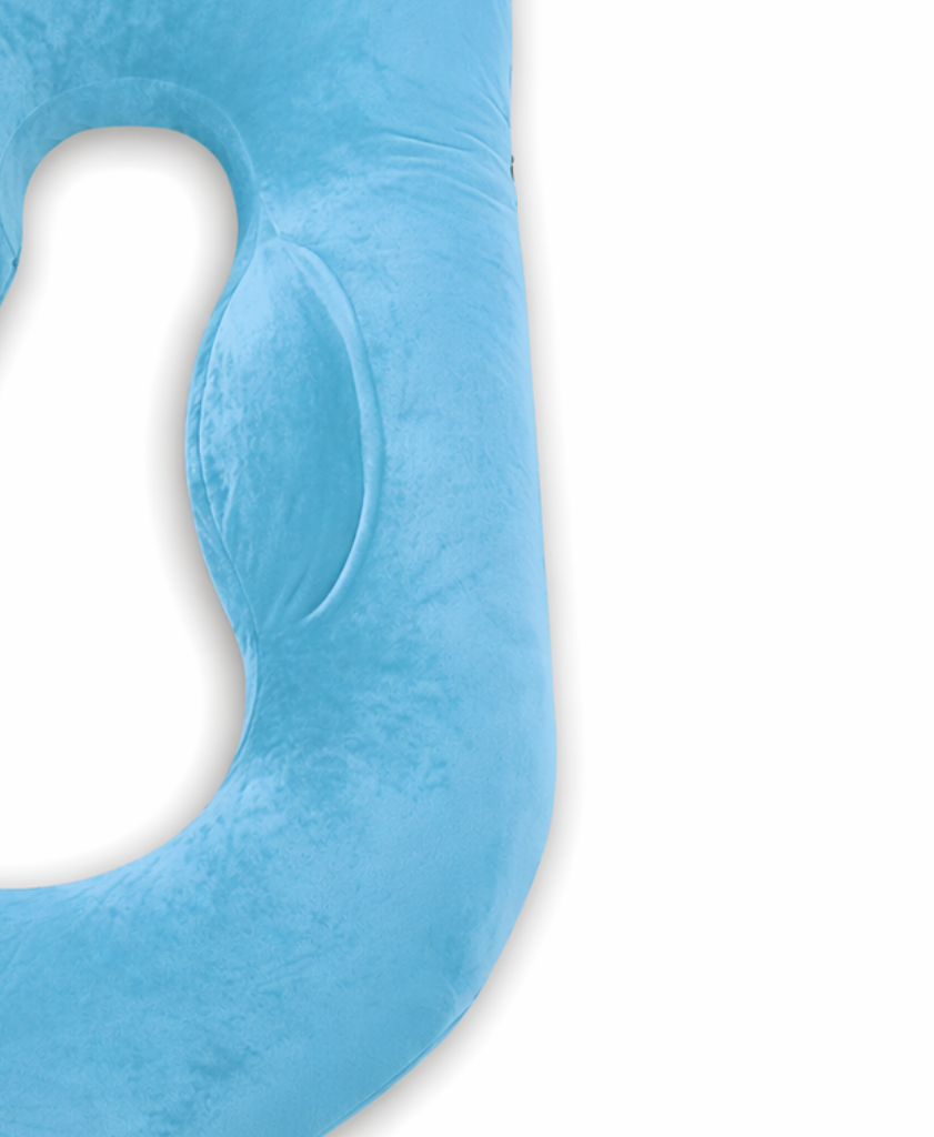 MoltyMom Maternity Support Pillow - Full Body Maternity Comfort Cushion