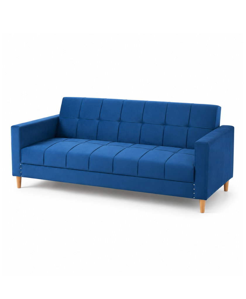 Minimalist Blue Sofa Bed made with Molty Foam