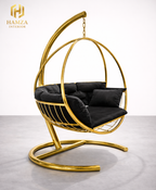 Premium Double Seater Swing Chair – Iron Frame with Cushions