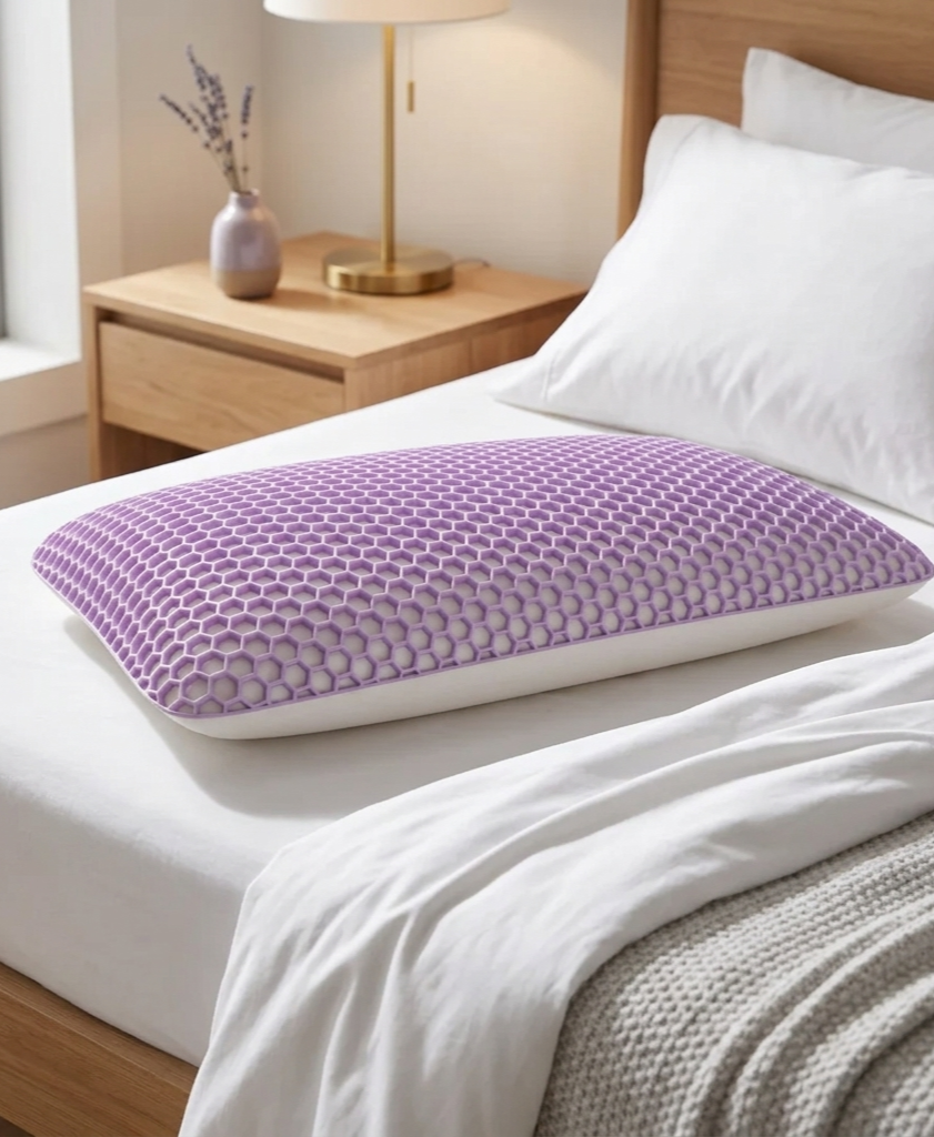 Hexa Cool Pillow - Memory Foam Cool Air Flow System