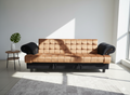 The Caramel Noir Sofa Bed made with Molty Foam