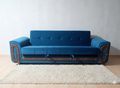 Teal Orbit Sofa Bed made with Motly Foam