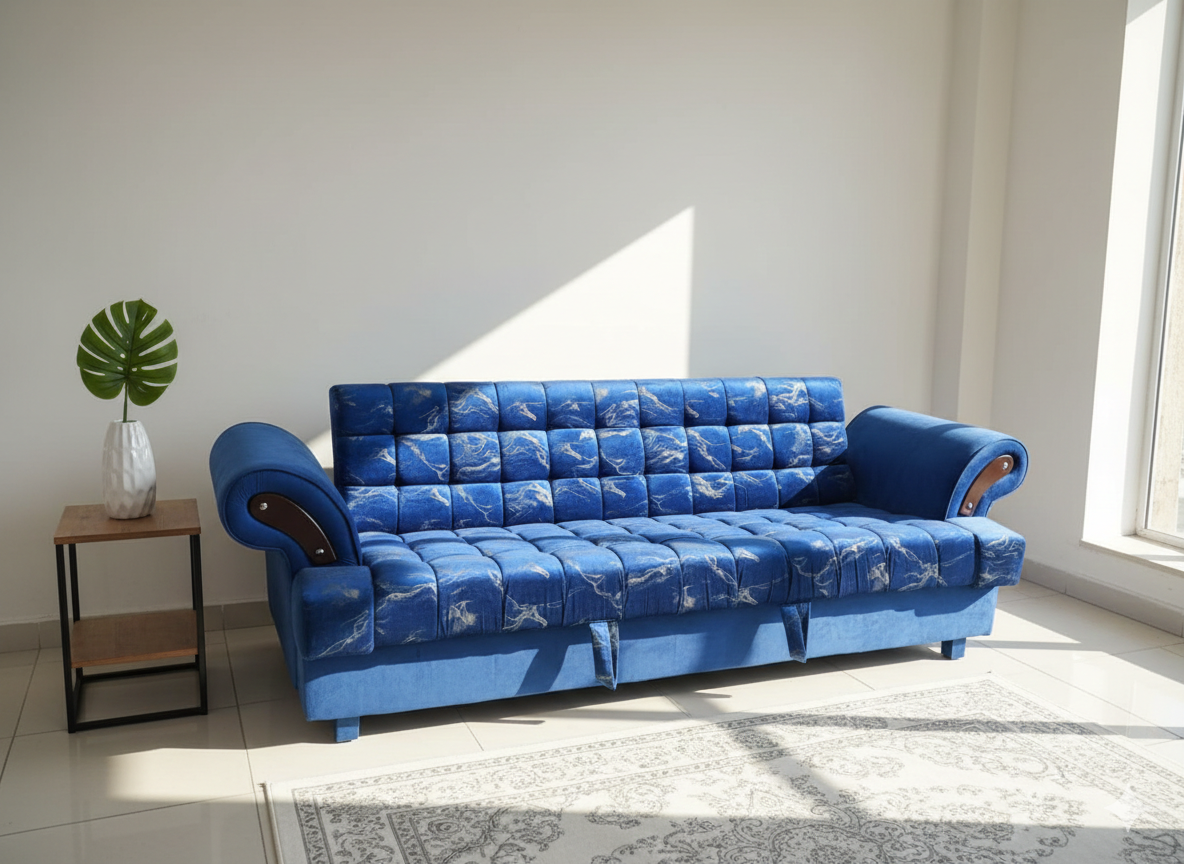 The Artistic Orbit Sofa Bed made with Molty Foam