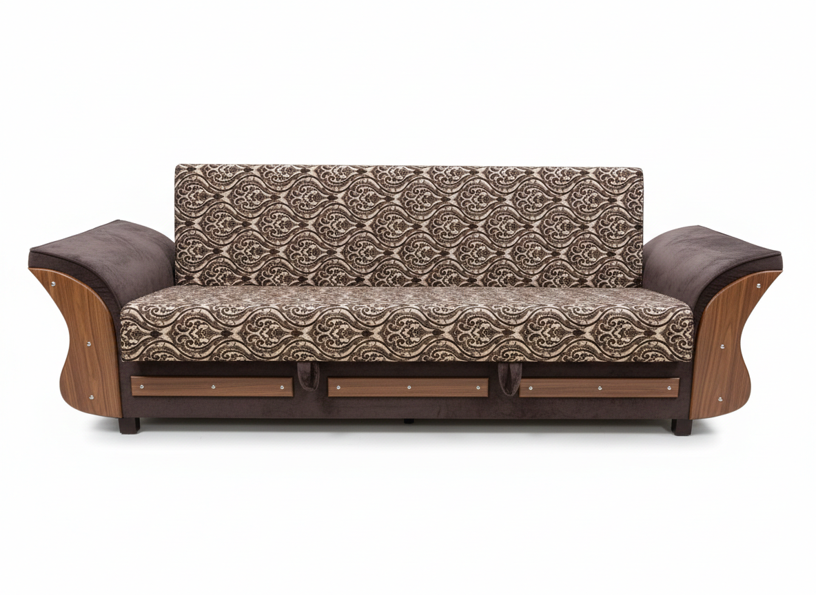 Heritage Curve Sofa Bed made with Molty Foam