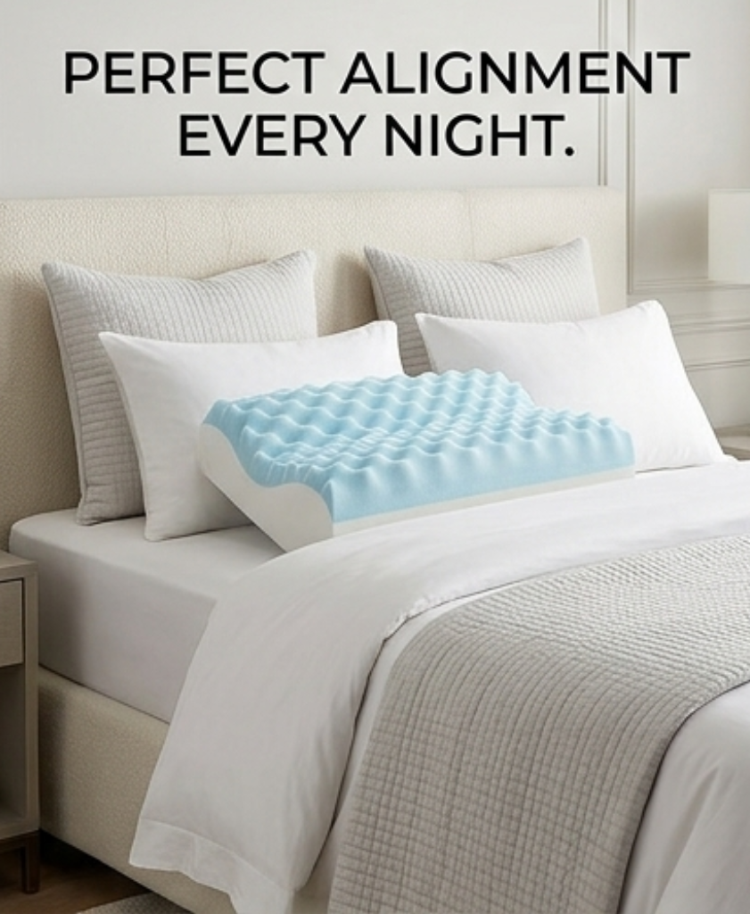 Contour Pillow - Orthopedic Support for Pain Relief & Comfort
