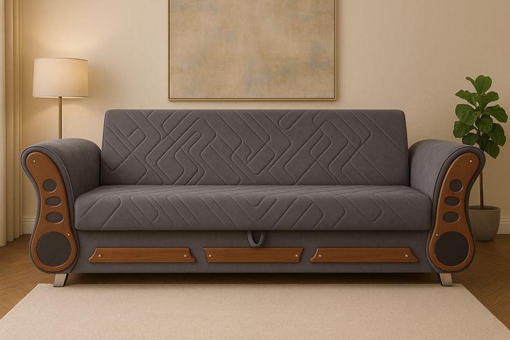 Slate Maze Sofa Bed made with Molty Foam