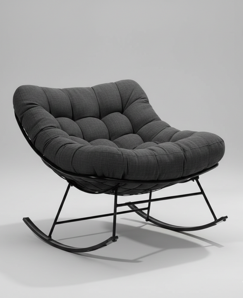 Classic Cushioned Rocking Chair Premium Drawing Room & Lawn Furniture